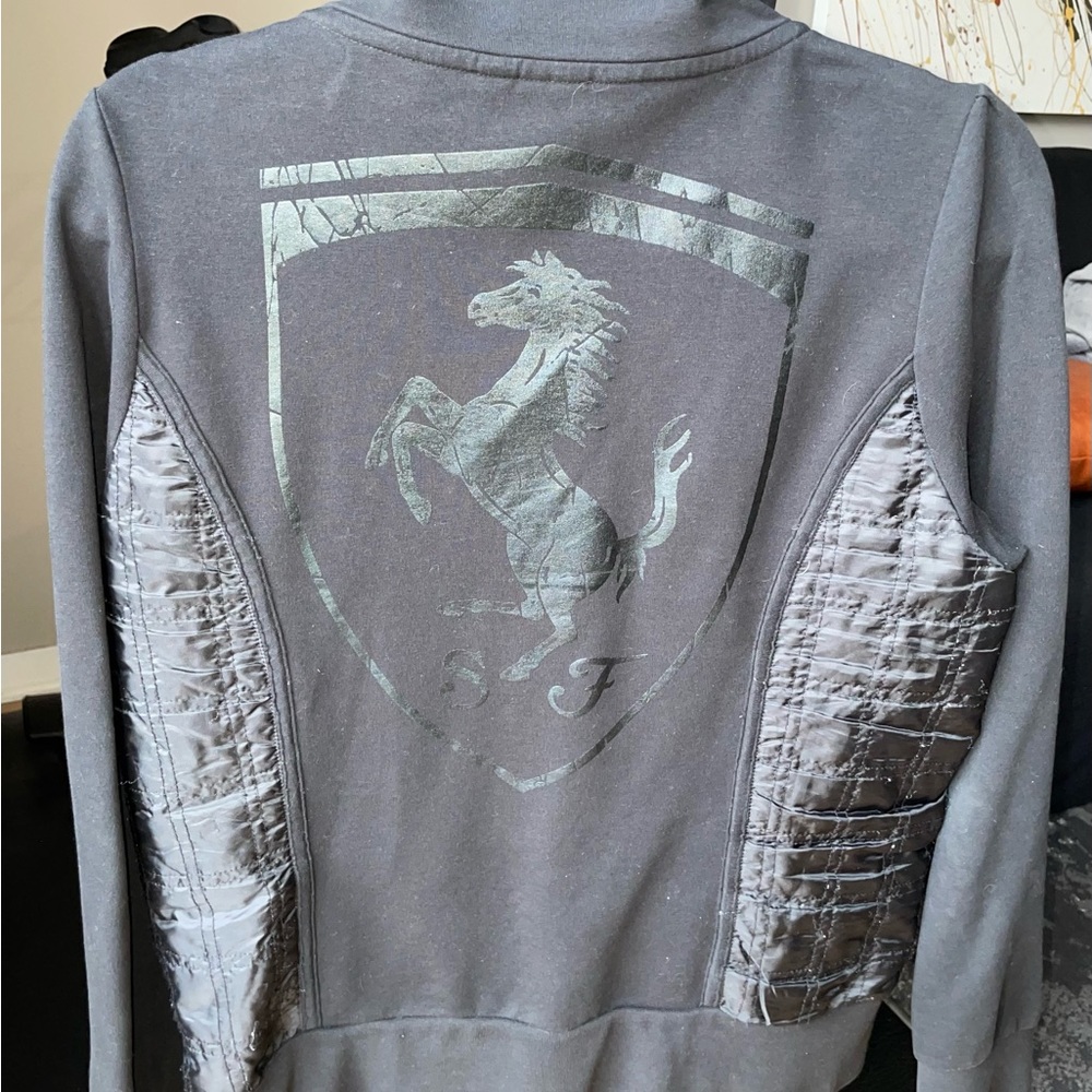 Puma Official Ferrari Zip-up Sports Sweatshirt (Size L)